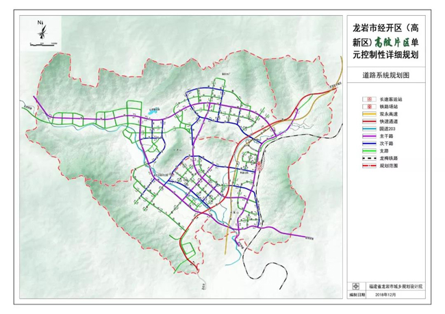 龙岩市经开区高新区高陂片区单元控制性详细规划